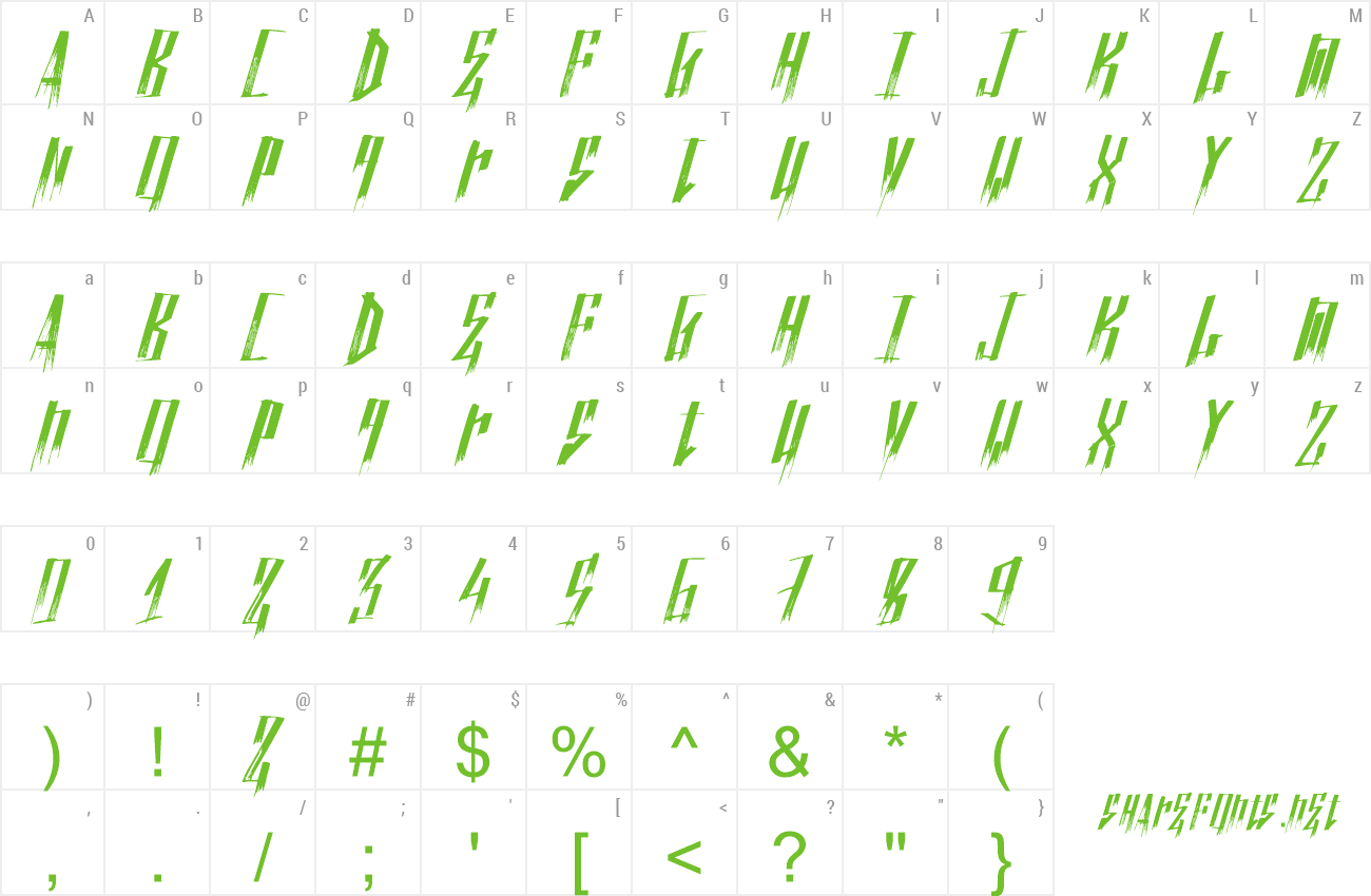 Font Nuevo Trenta preview