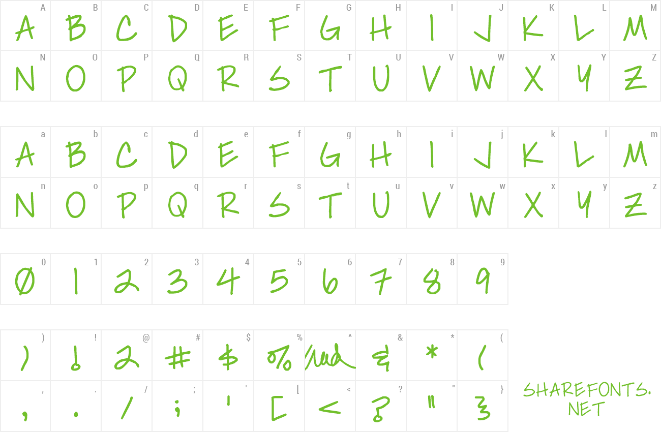 Font Simply Kelley preview