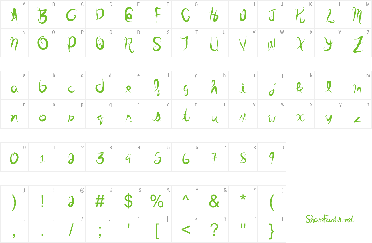 Font StolenScript preview