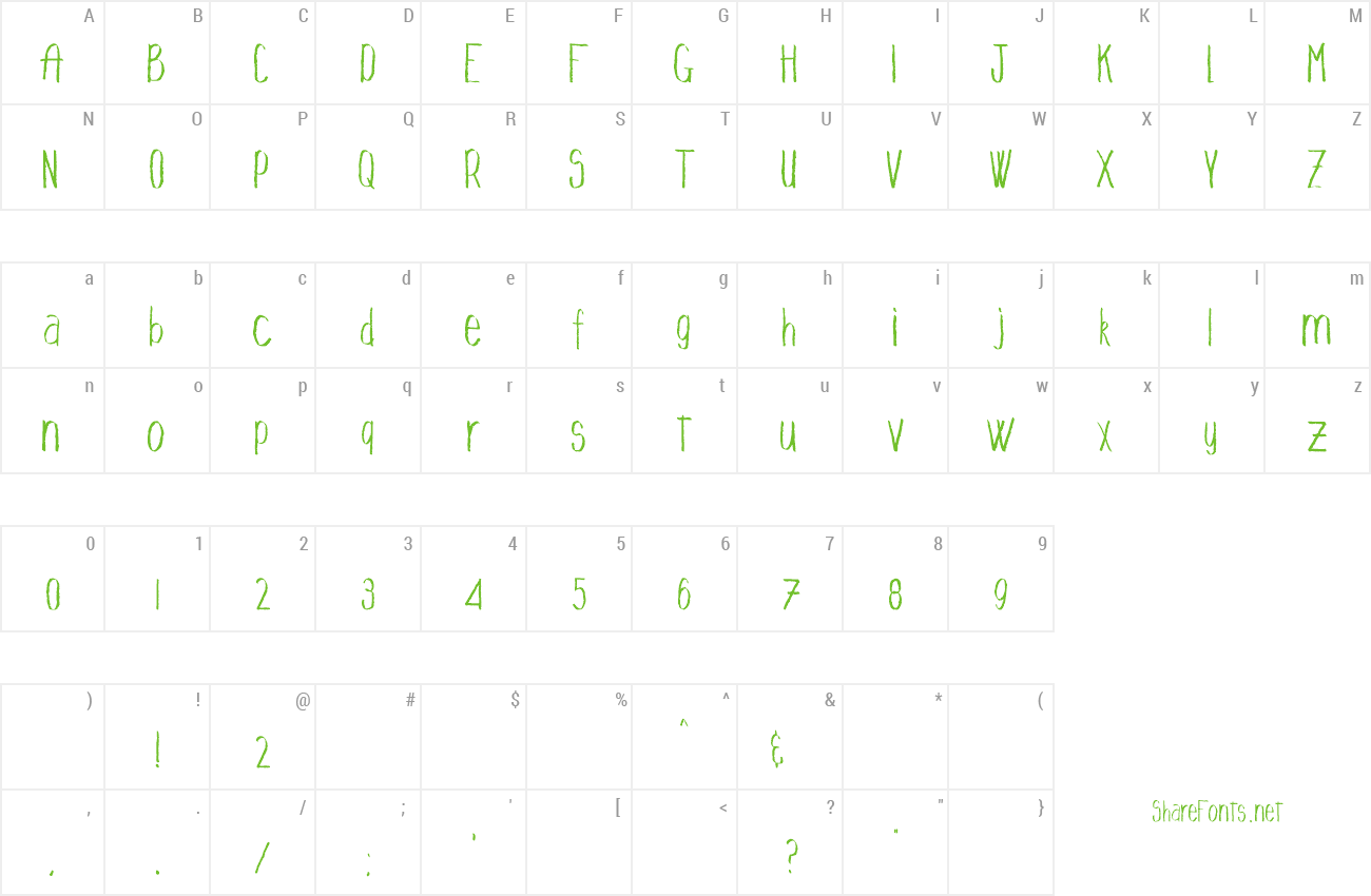 Font Tall Drink preview