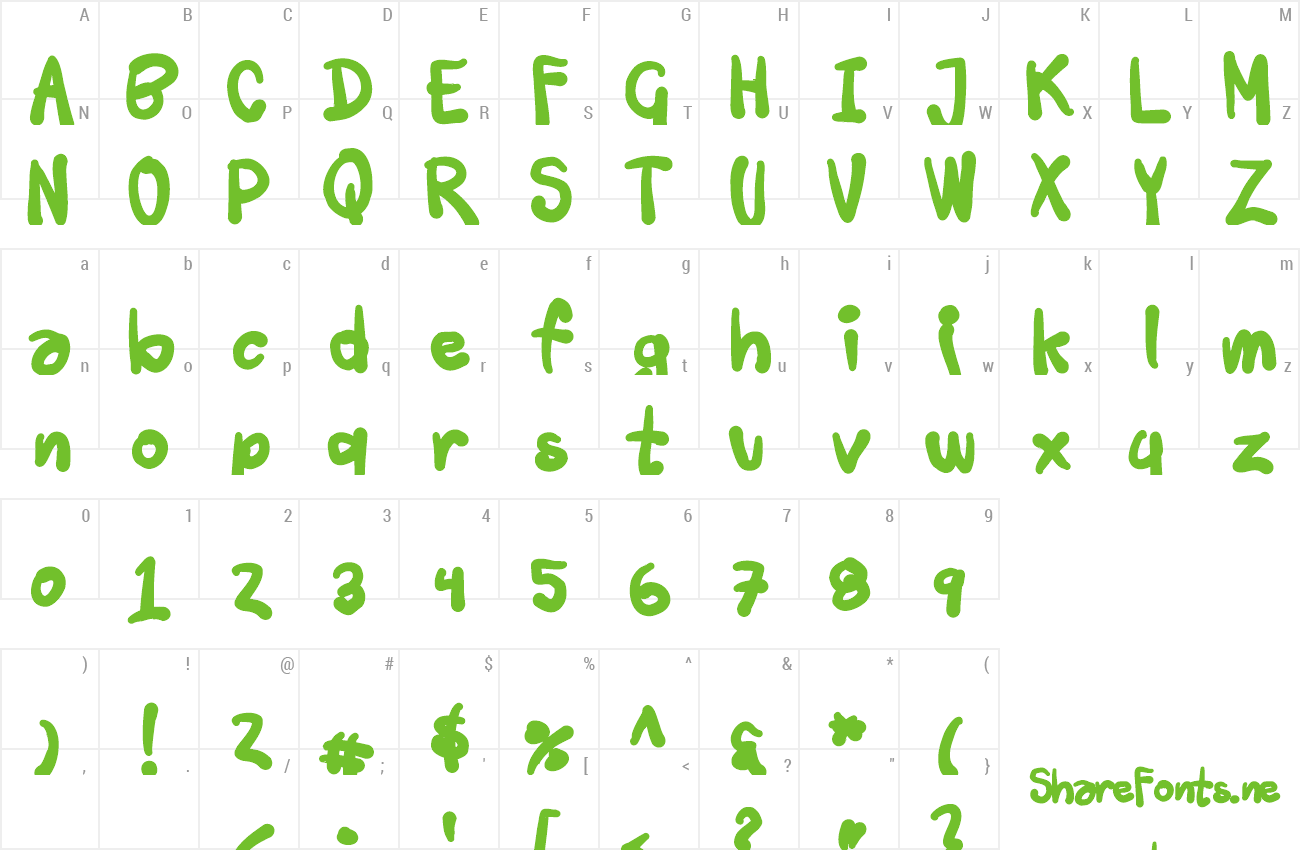 Font Tusch Touch 4 preview