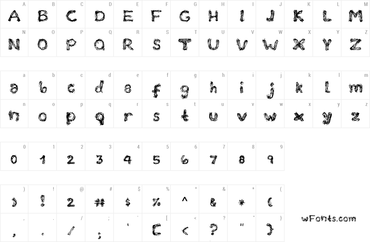 The Grudge Font | wfonts.com - download free