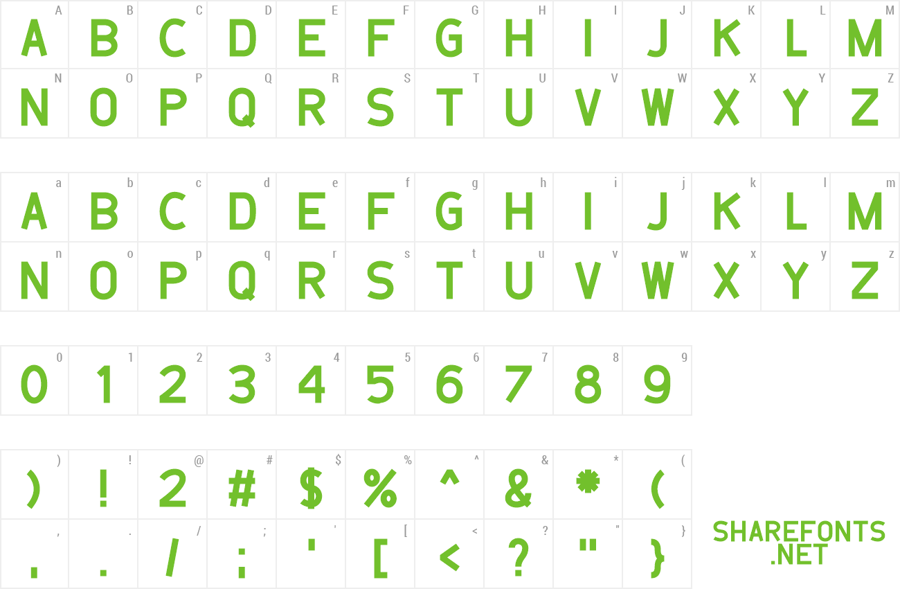 Font Belanusa preview