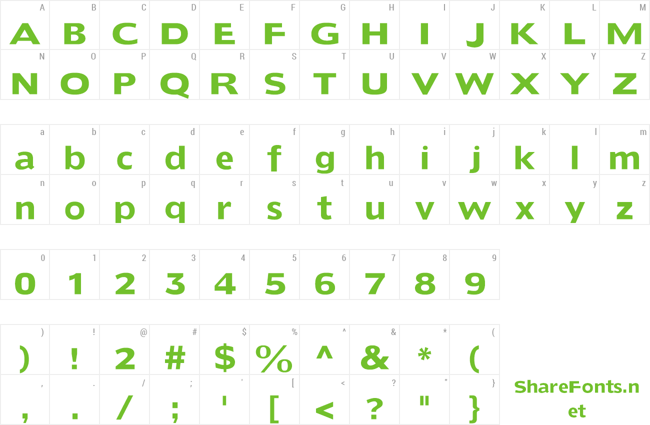 Font DoradoHeadline preview