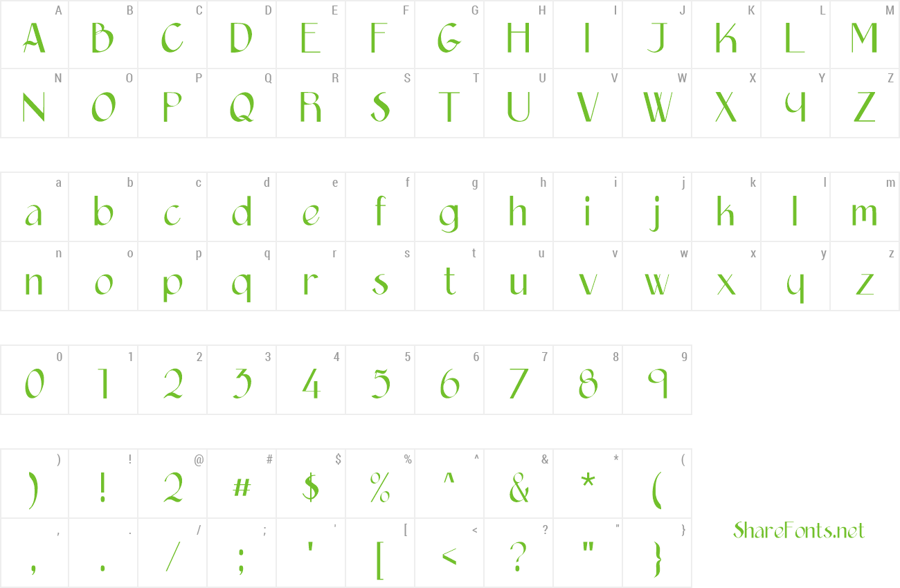 Font Epittazio preview