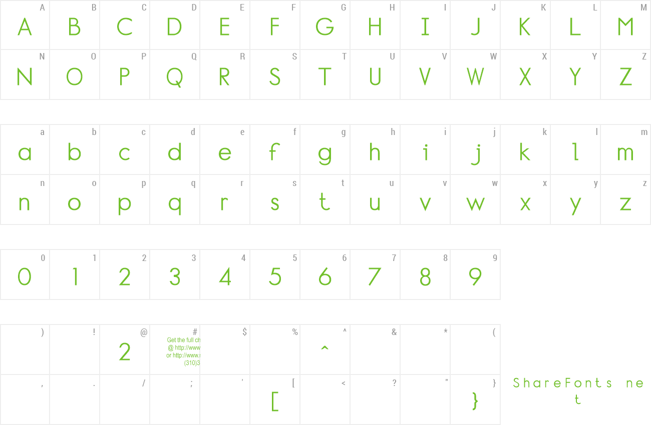 Font Normafixed Tryout preview