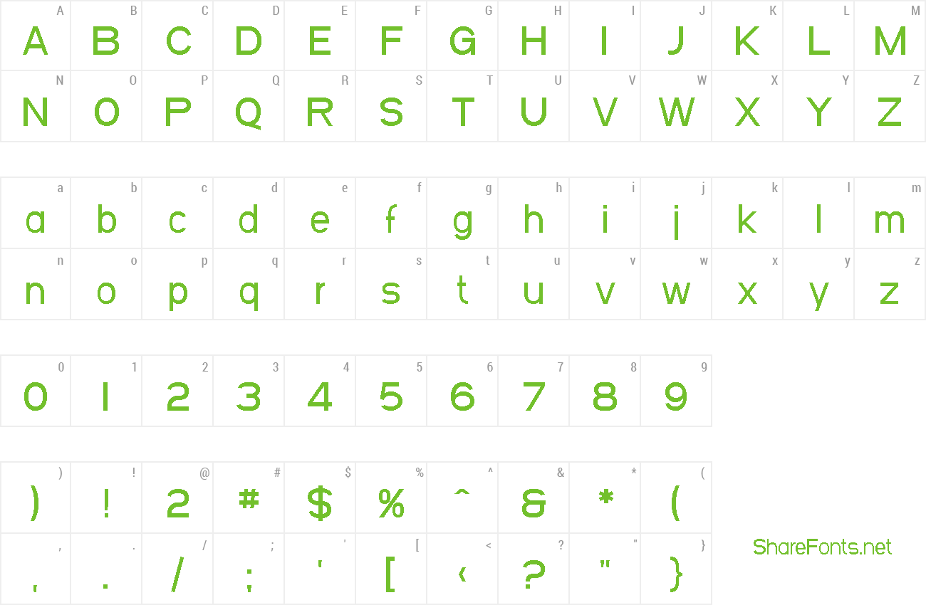 Font SF Arborcrest Medium preview