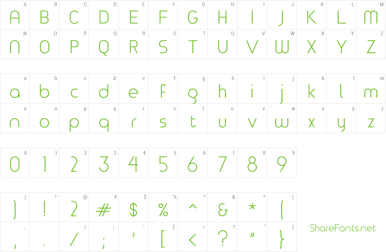 Font TimeBurner preview
