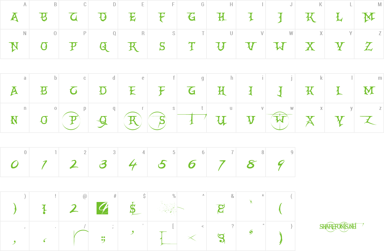 Font CrEAtoR cAmpoTYPe SmcP preview