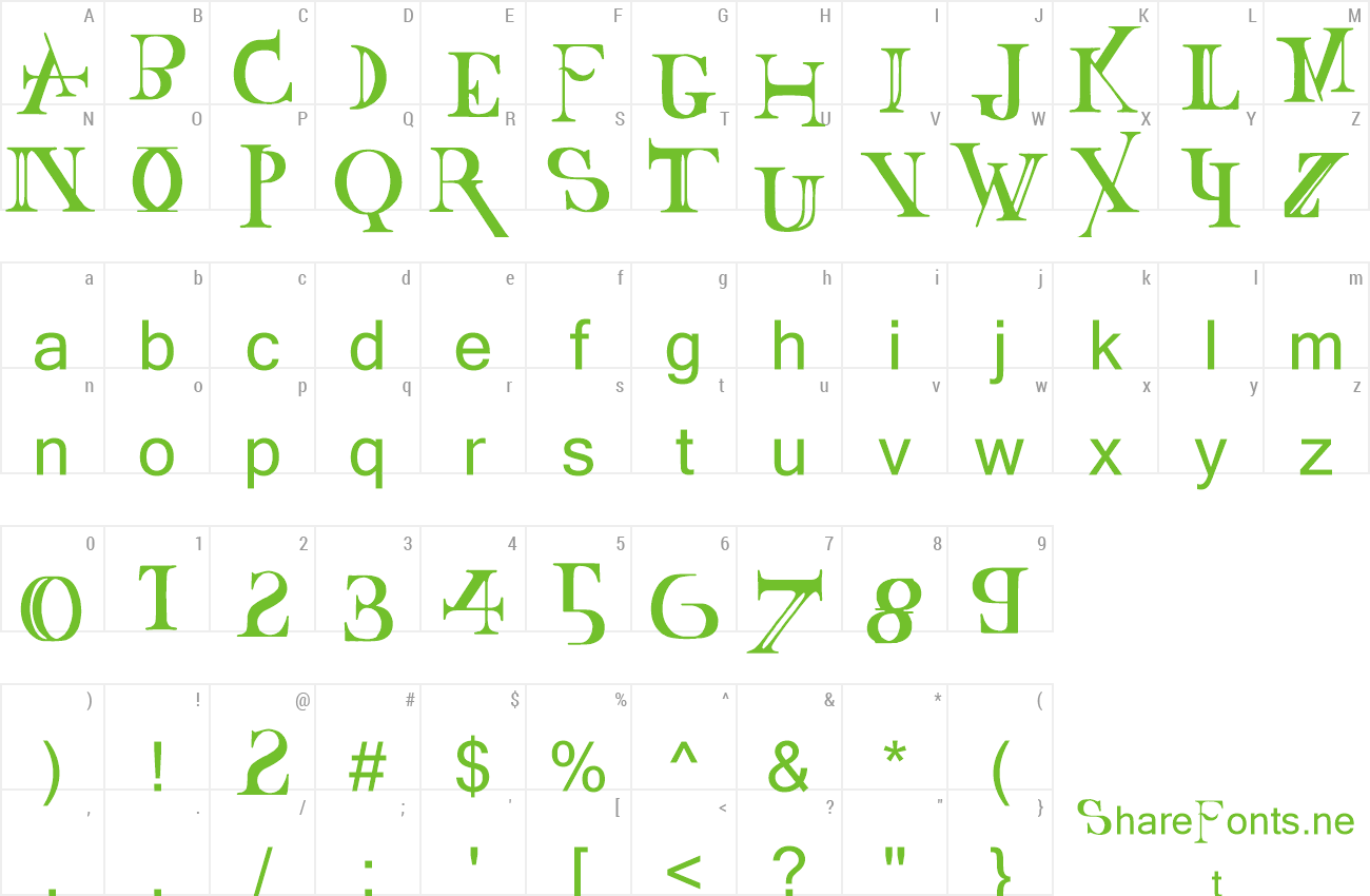 Font Baskertown preview