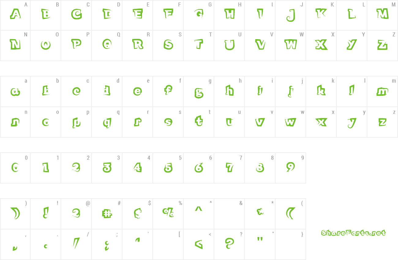 Font FunnyTeca preview