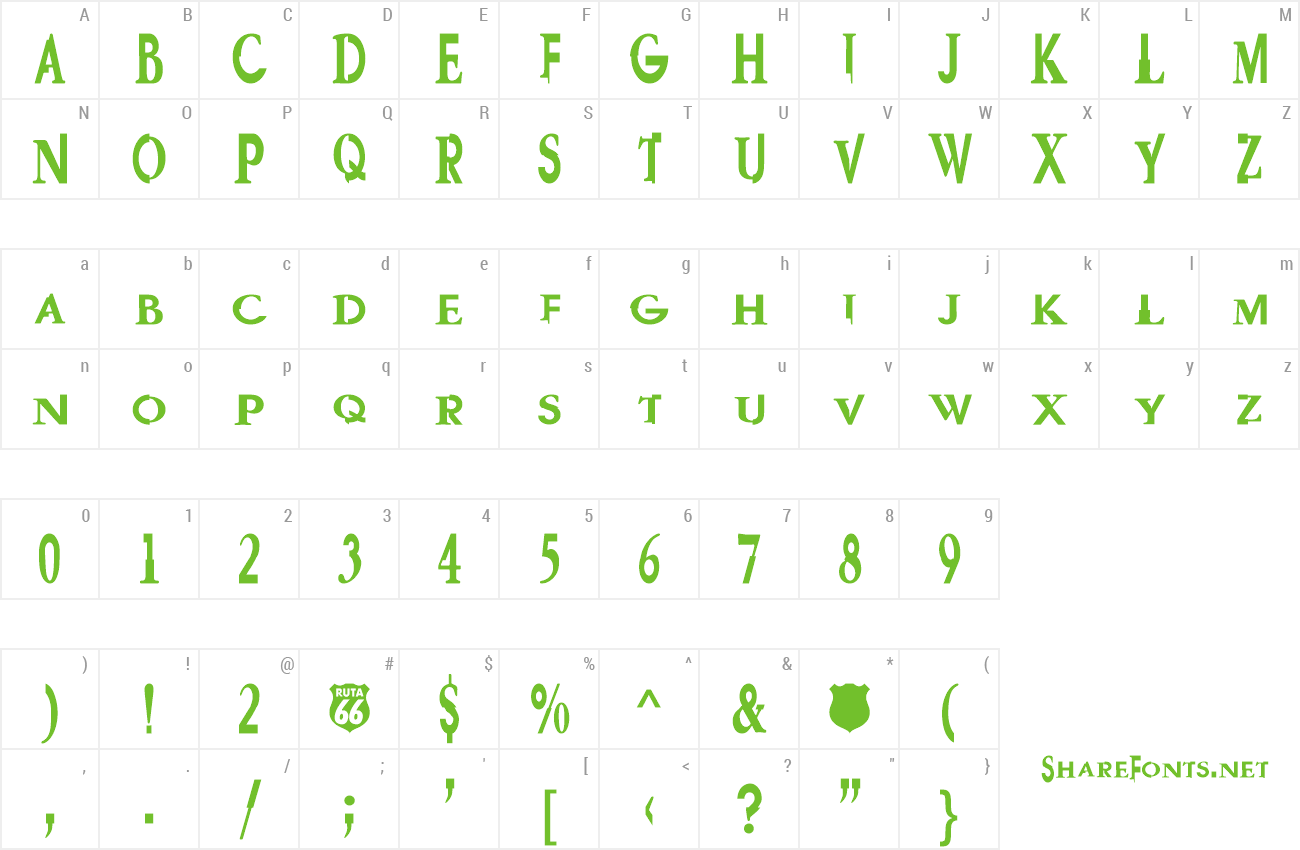 Font GaramGarde preview