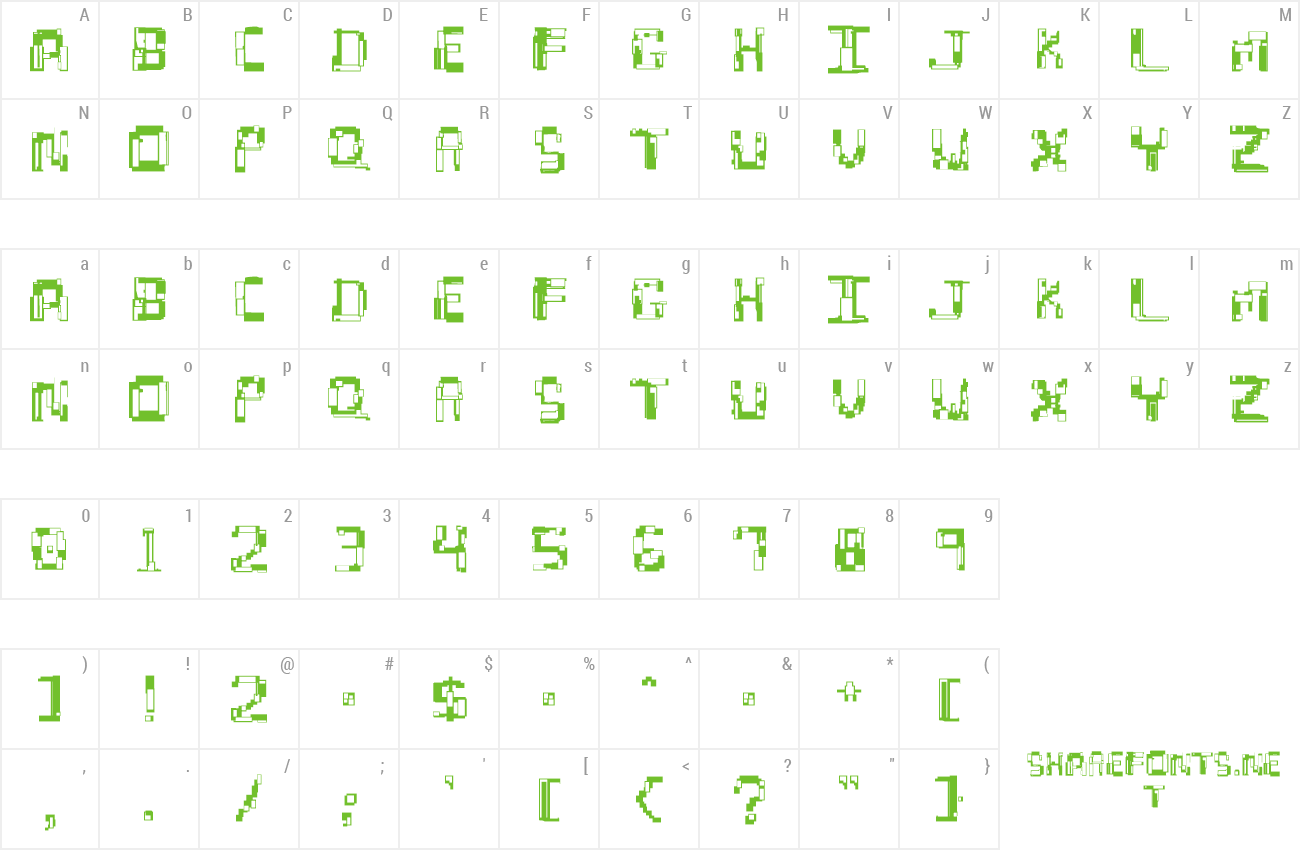 Font Hydrogen preview
