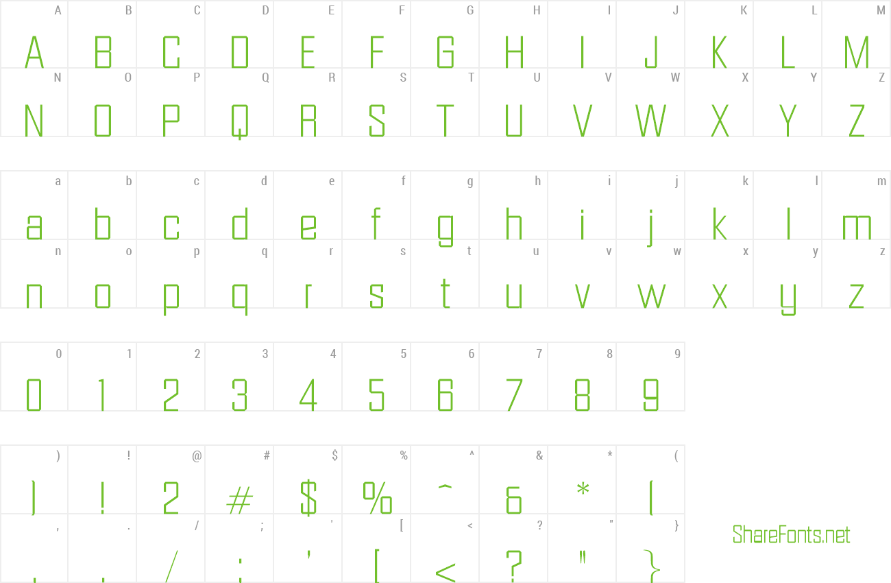 Font Carrera preview