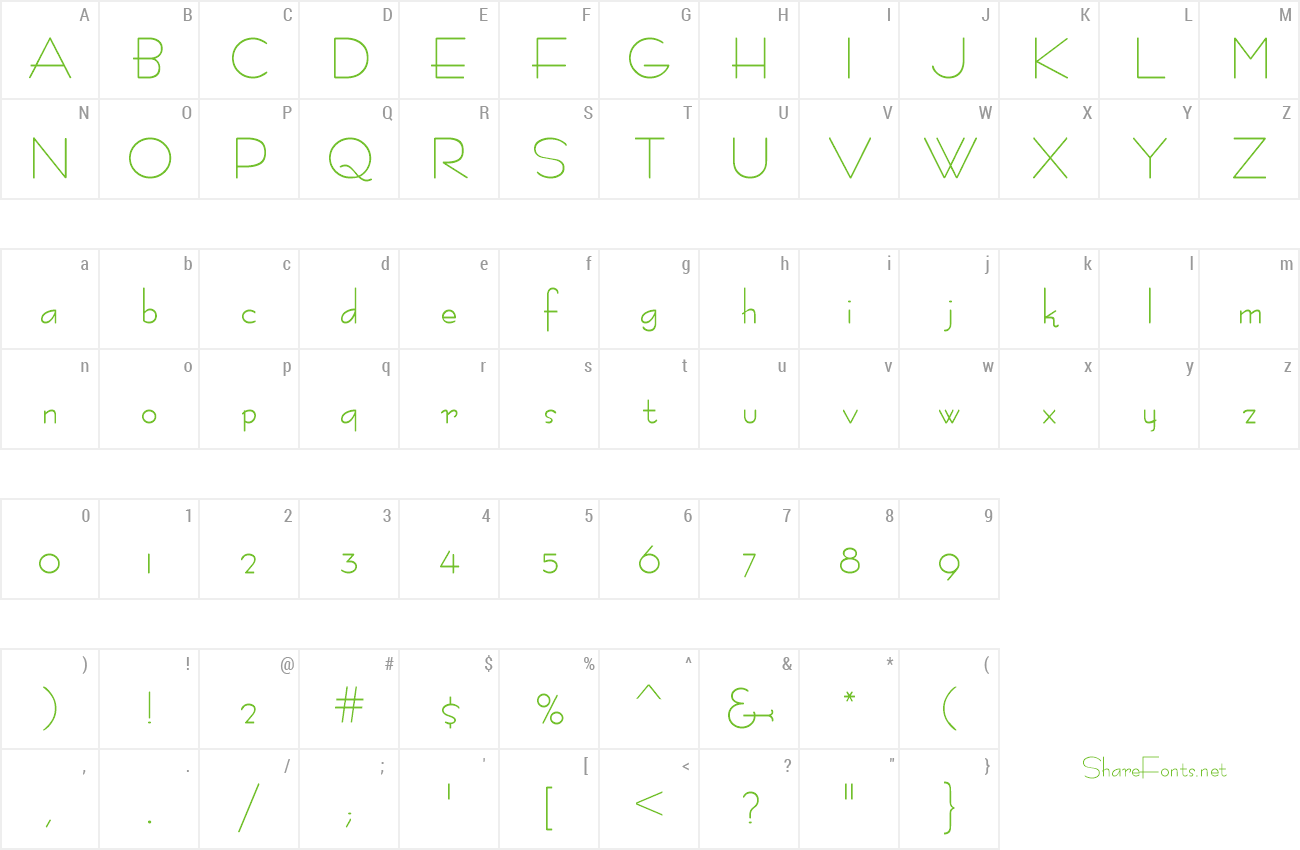 Font Euterpe preview