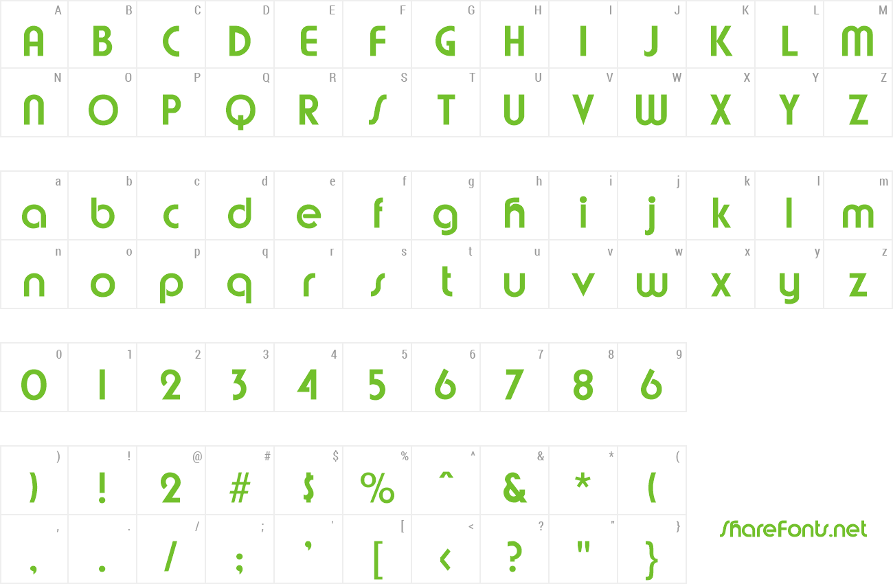 Font Graphics preview