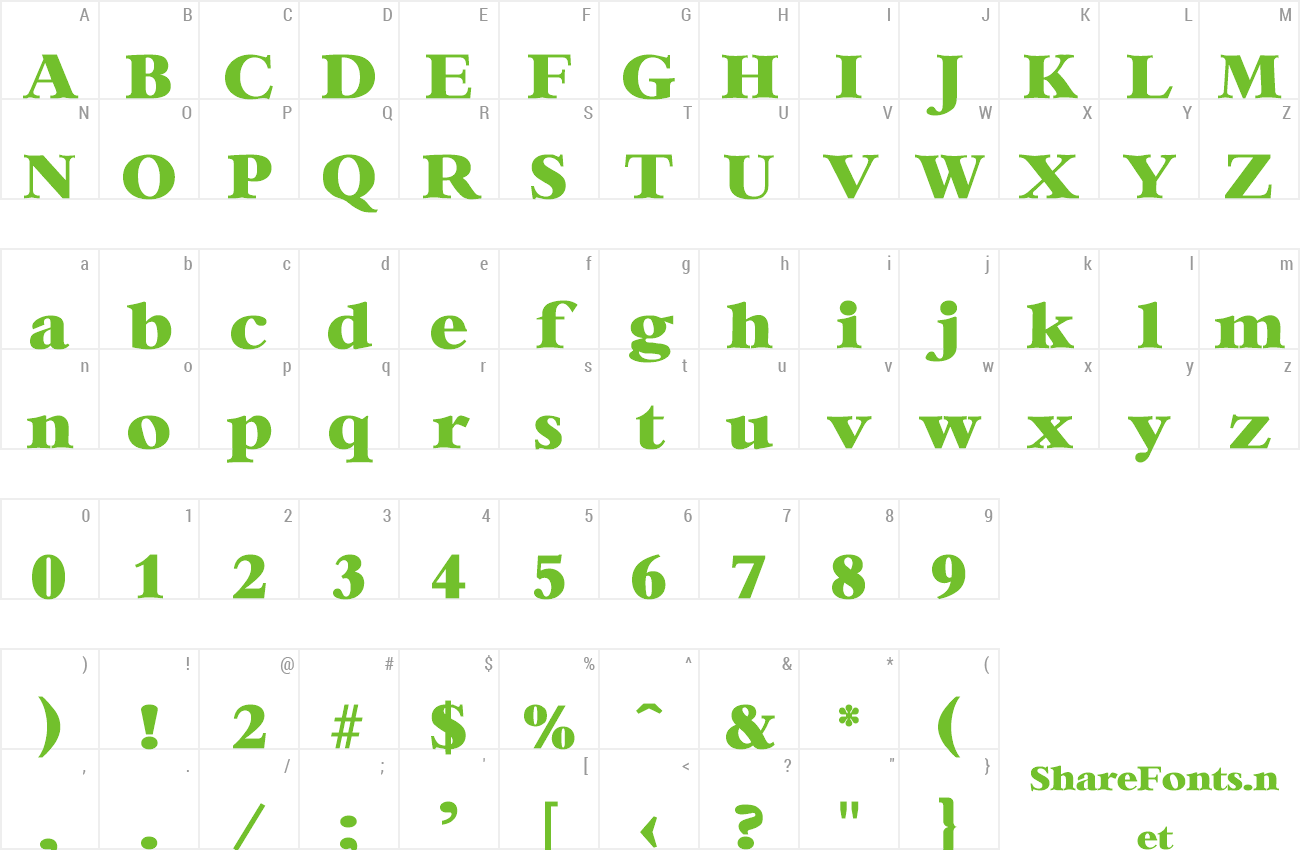 Font Habitus preview