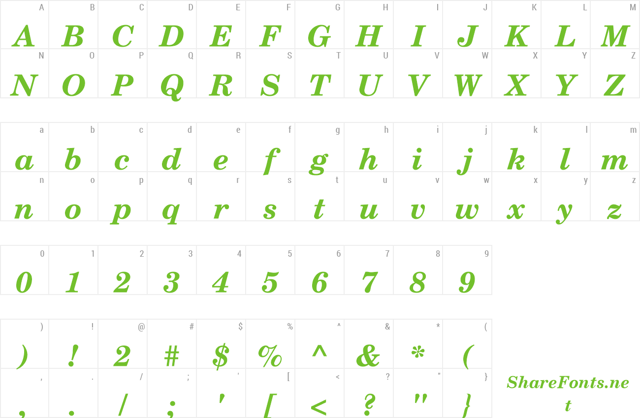 Font HP-Centur preview