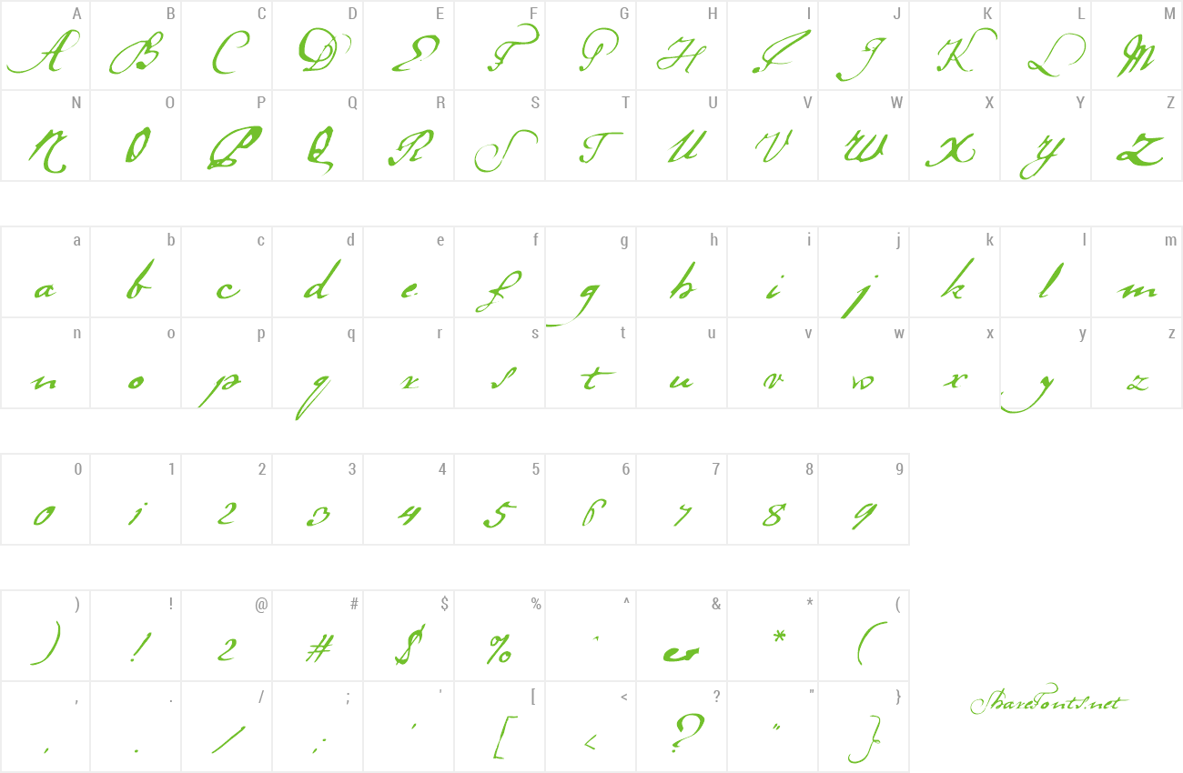 Font LaDanse preview