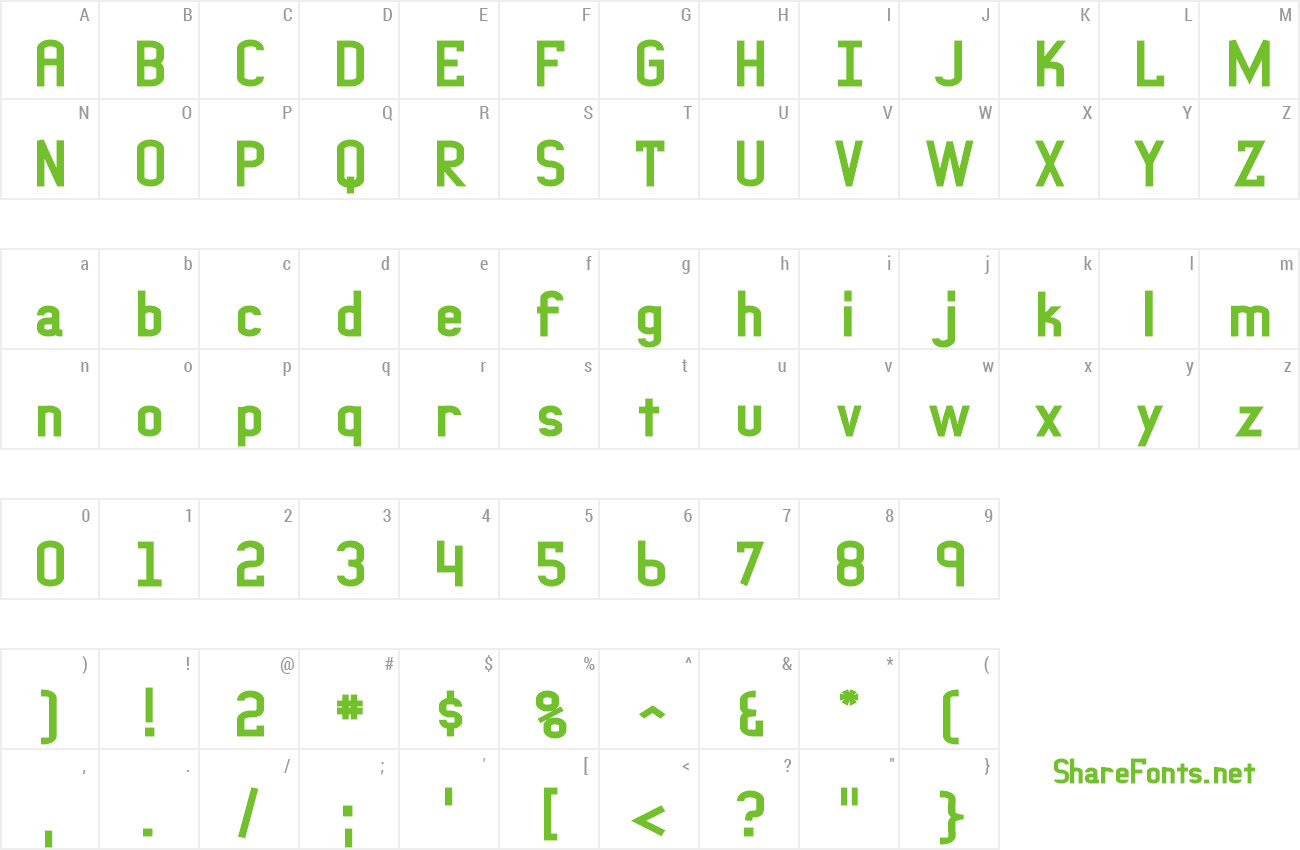 Font Quadriga preview