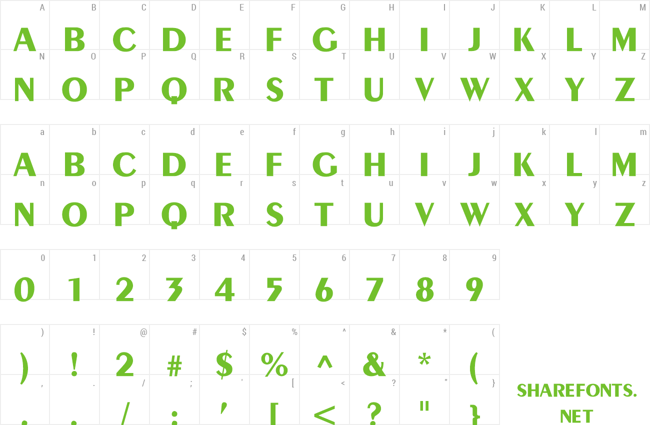 Font .VnExoticH preview