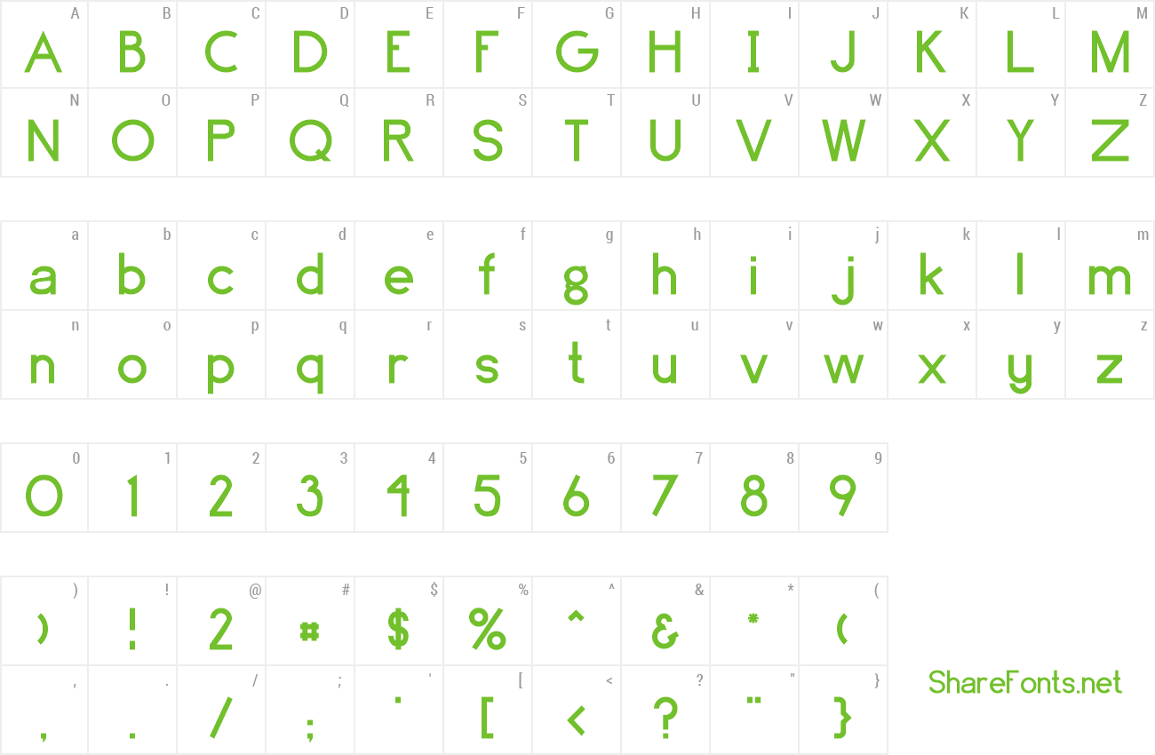 Font Zaandam preview