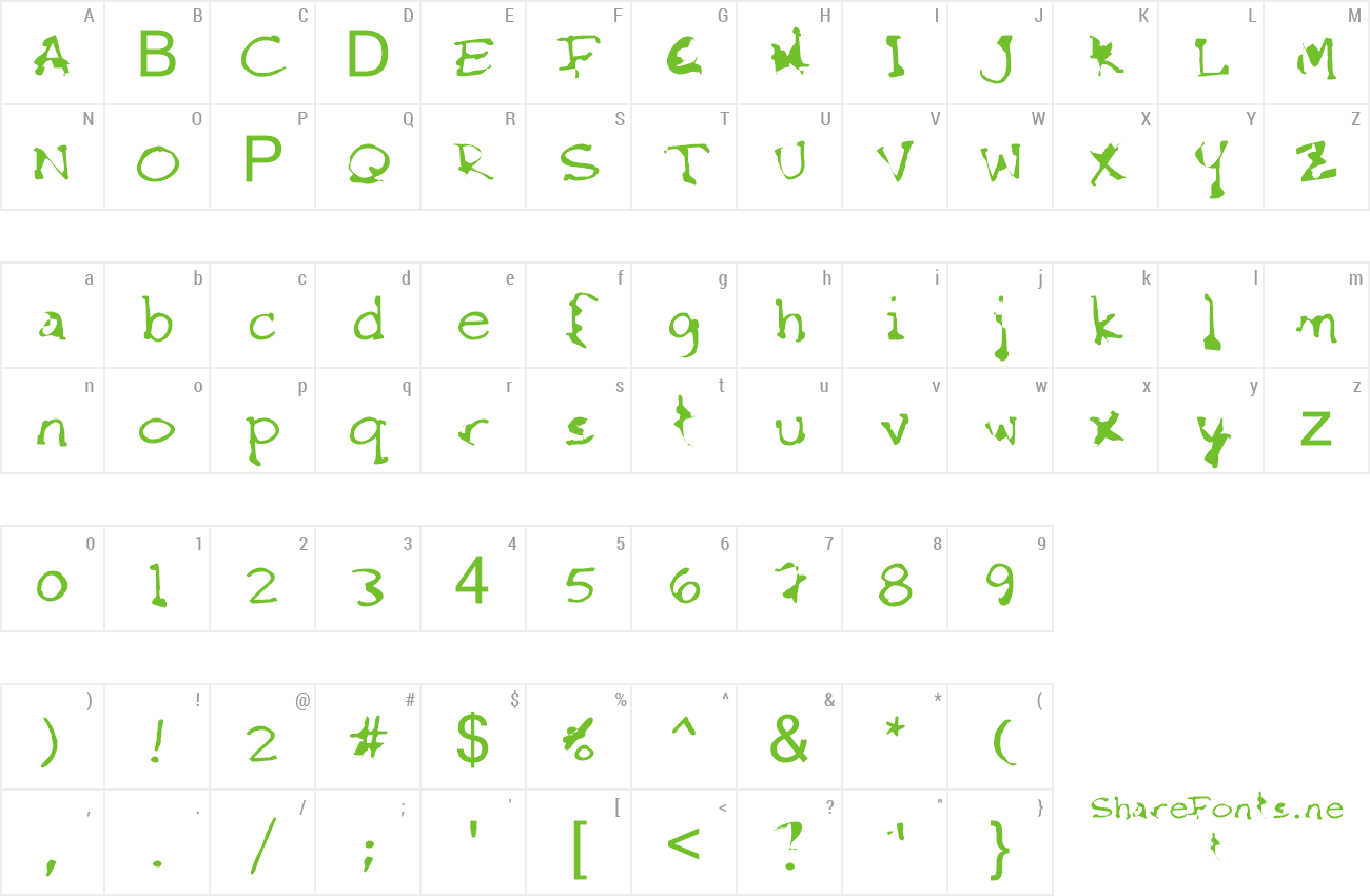 Font FKR StarLife preview