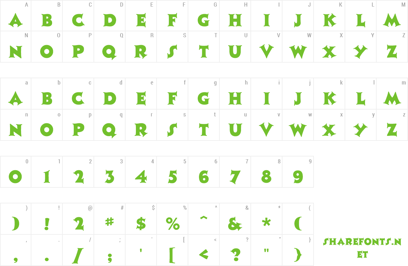 Font JazzPoster preview