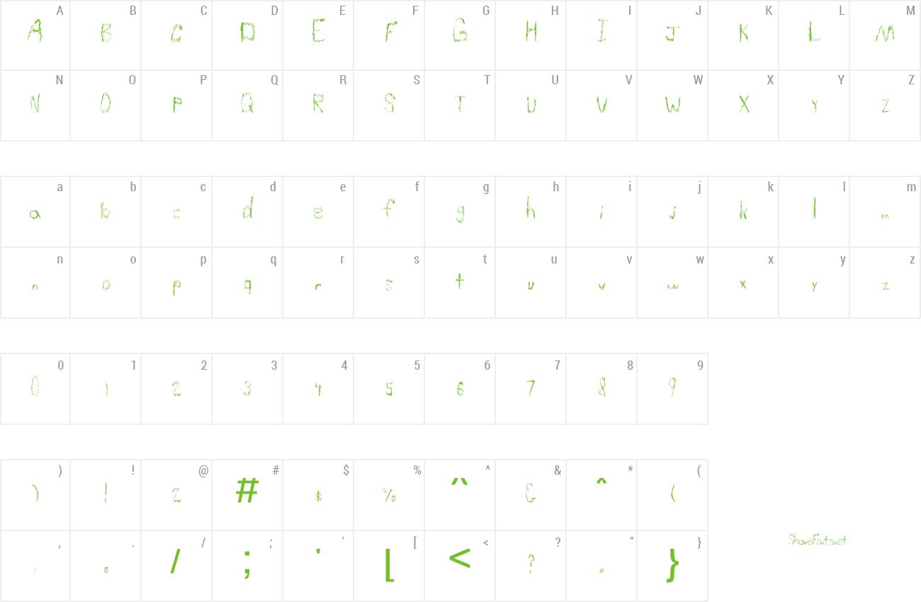 Font Simple Lucky preview