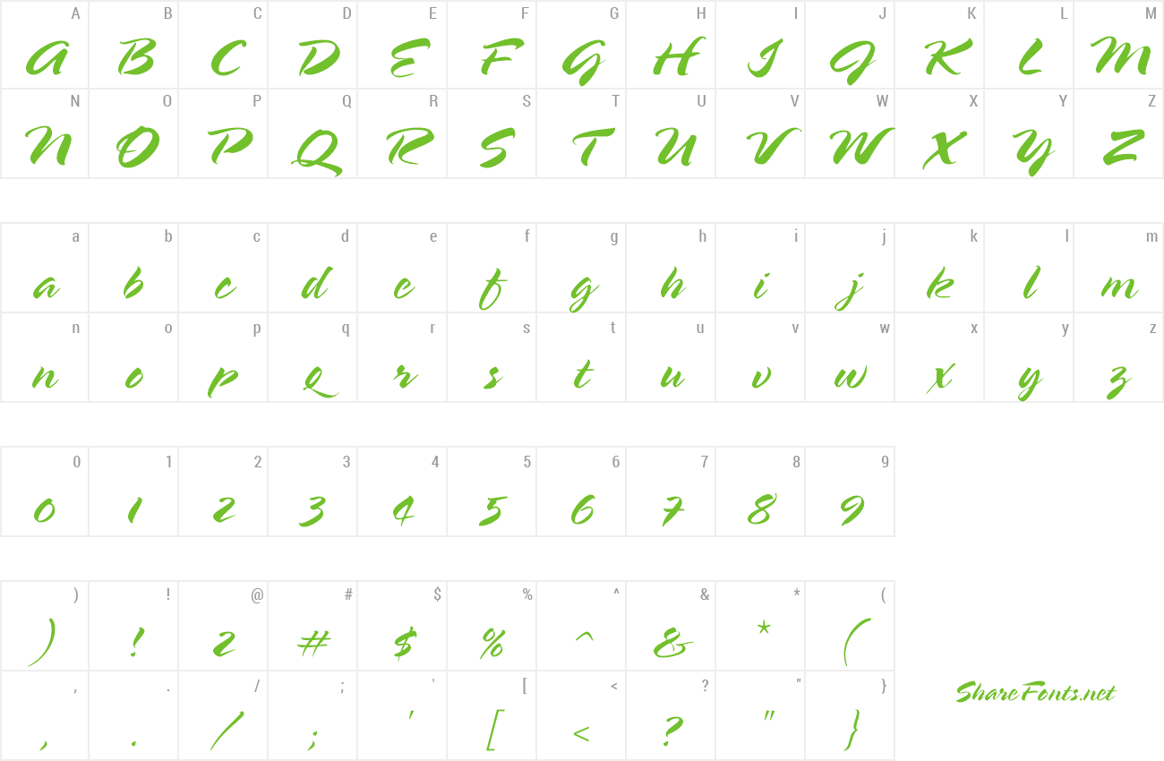 Font UVN Ben Xuan preview