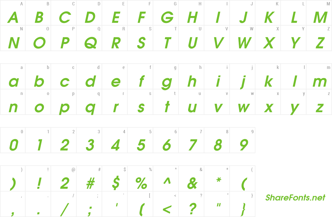 Font .VnAvantH preview