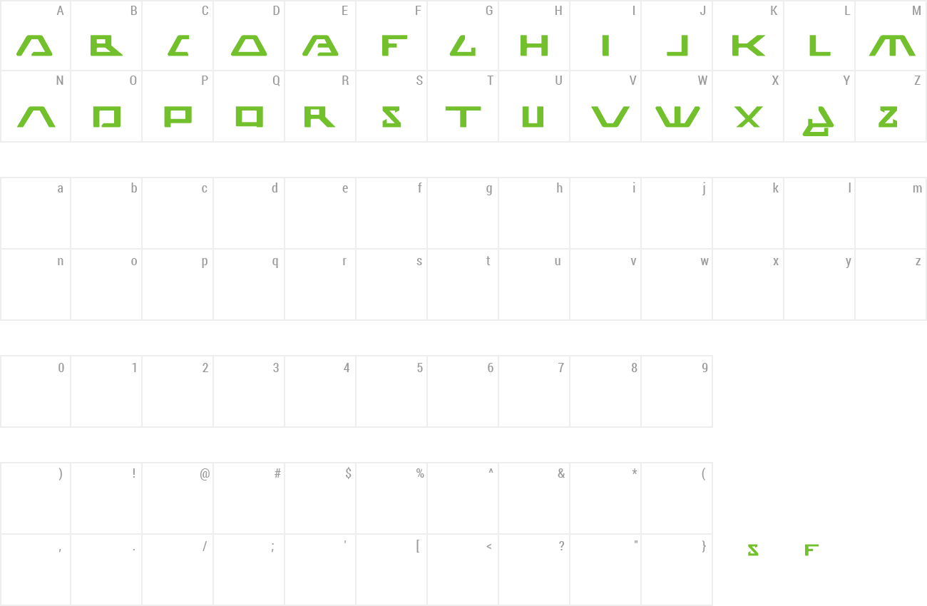 Font WALKMAN preview