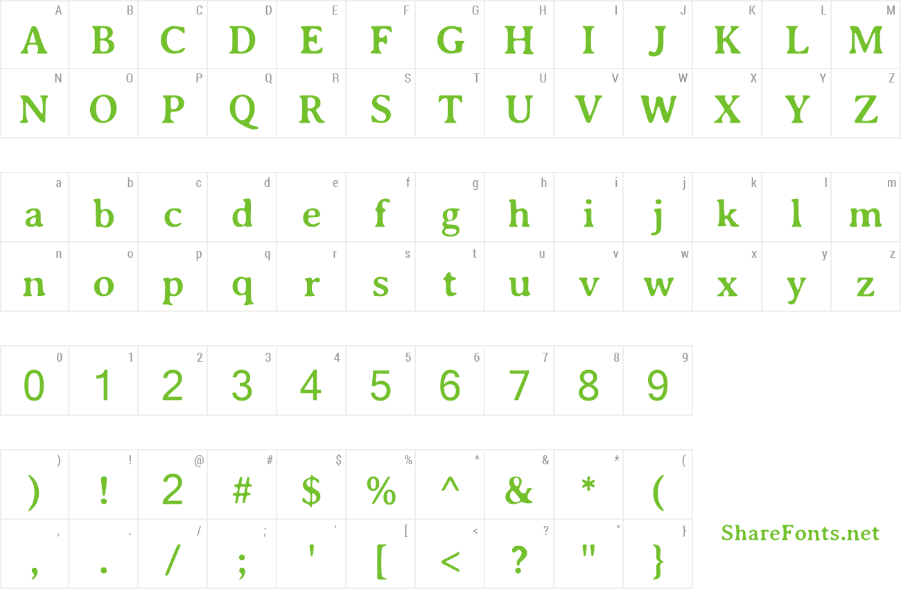 Font Annexxus preview