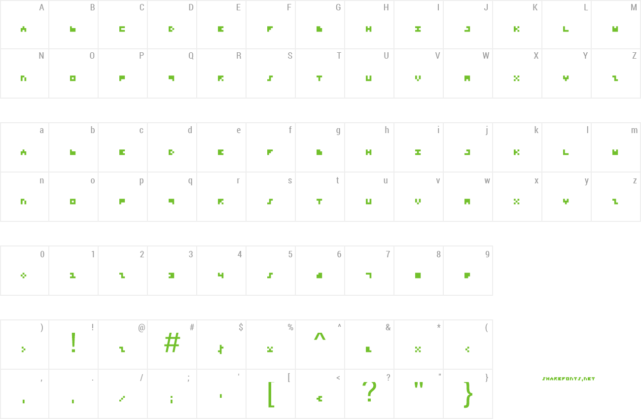 Font Microtype preview