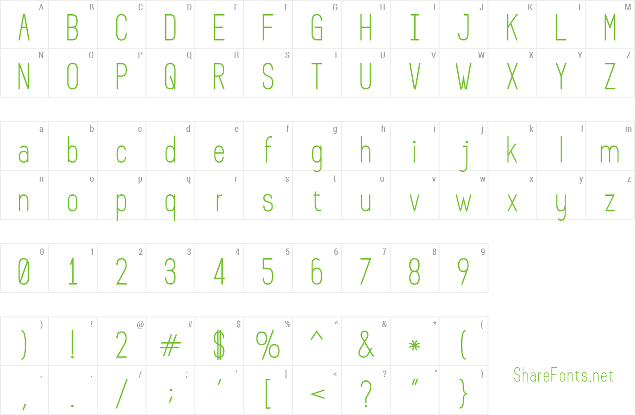 Font Prosciutto Sansish preview