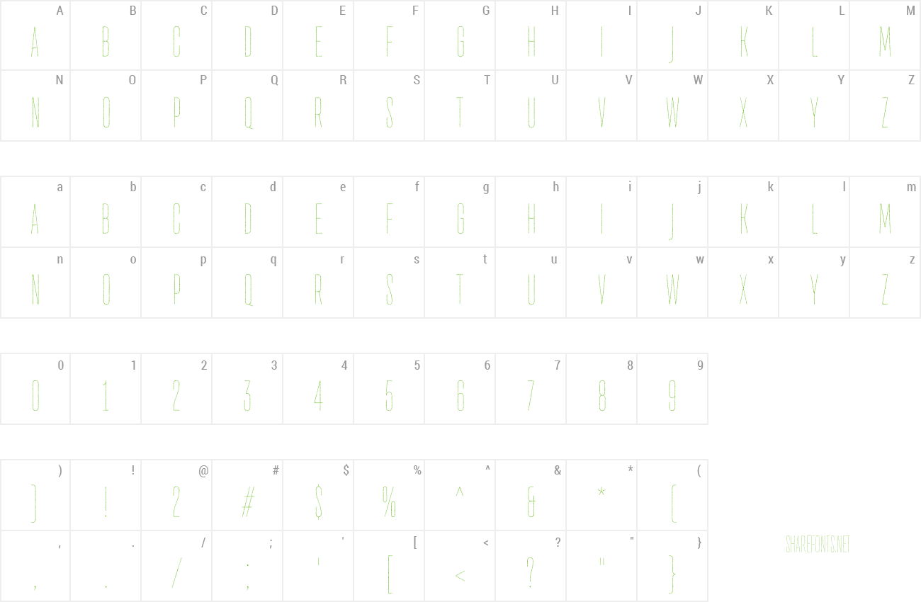 Font TT Directors DEMO Thin Rough preview