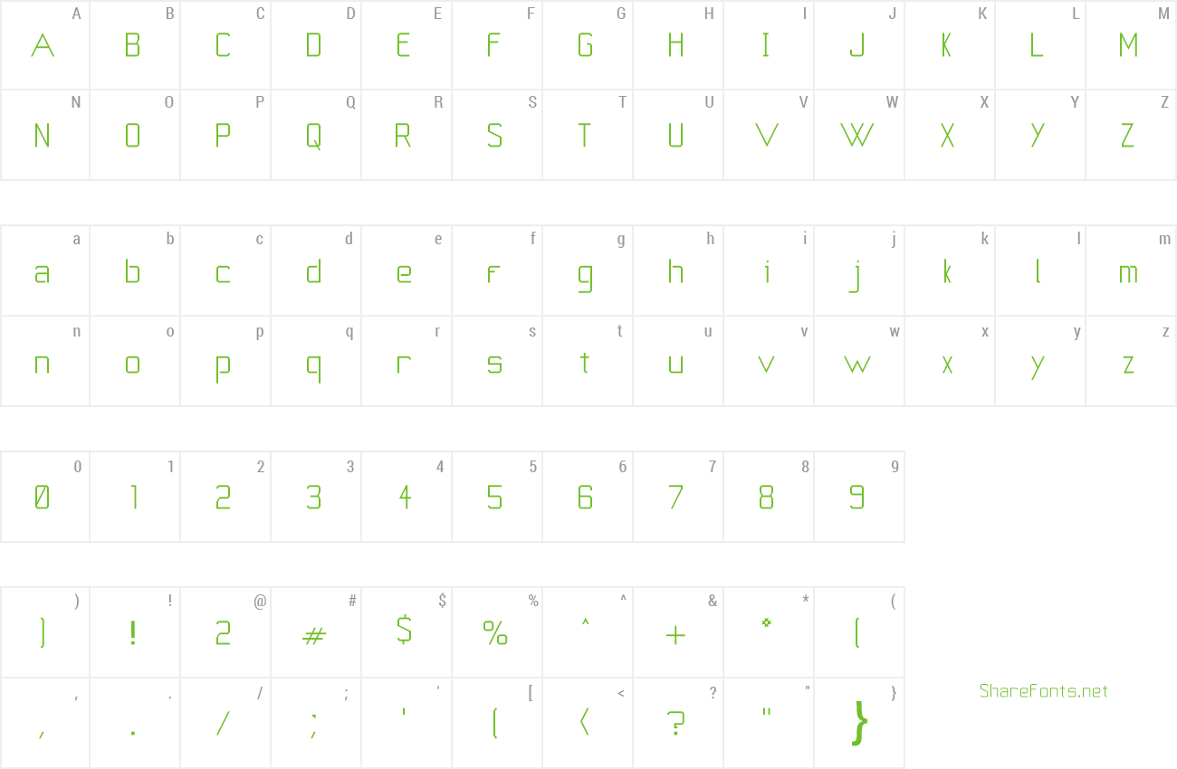 Font Corporate Gothic NBP preview