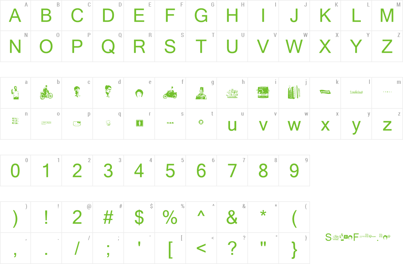 Font Fenotravels 0.9 preview