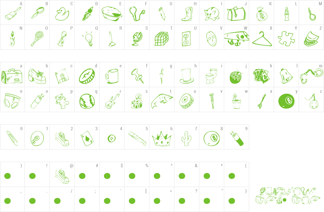 Font Garage Sale preview