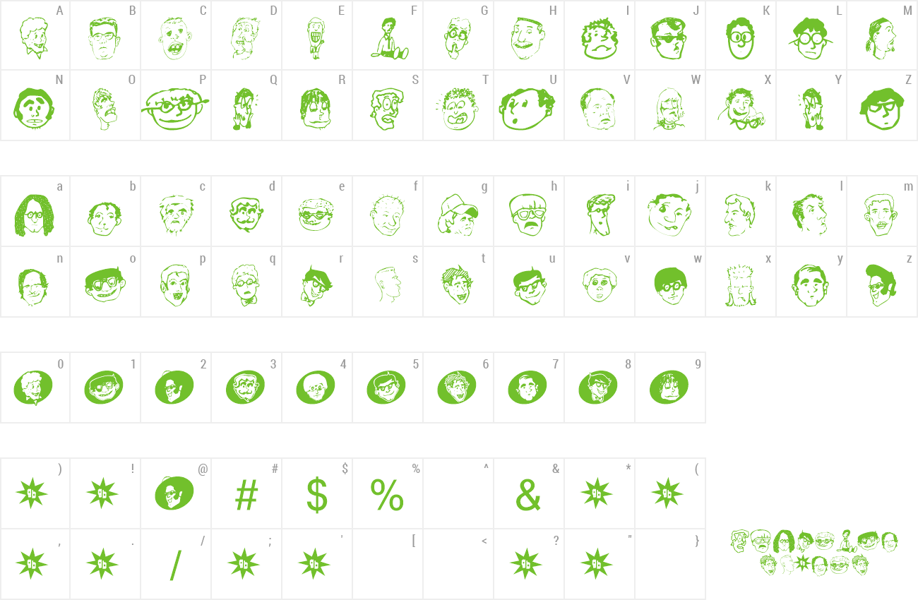 Font GeekBats preview