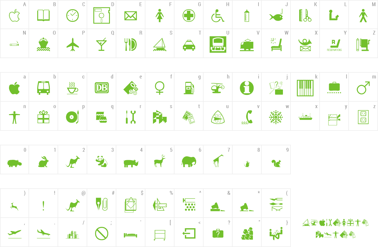 Font Journal Dingbats 2 preview