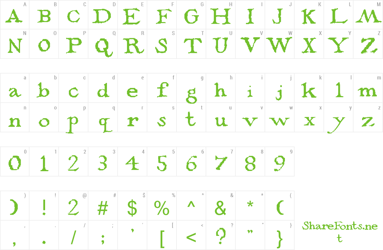 Font Acceptance Letter preview