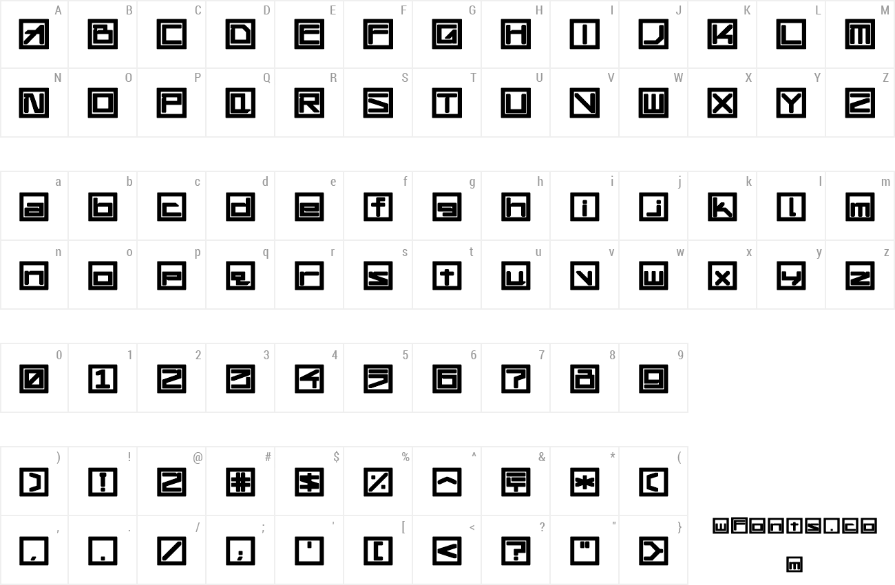 !Square Engine 150 Simplex Font | wfonts.com - download free