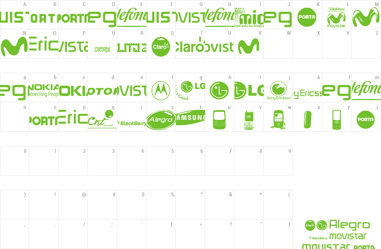 Font Telefonica preview