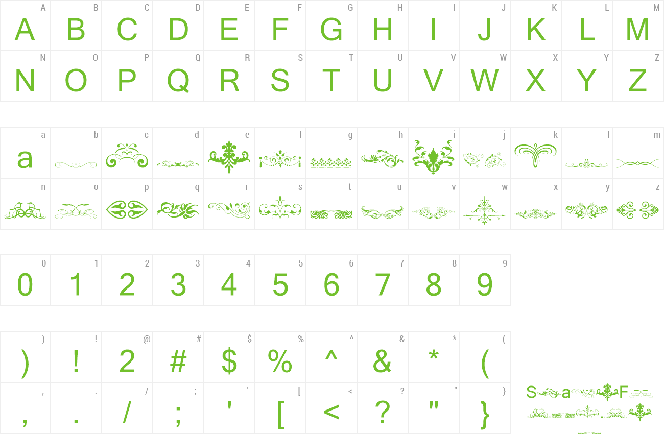 Font Vintage Decorative Signs 15 preview