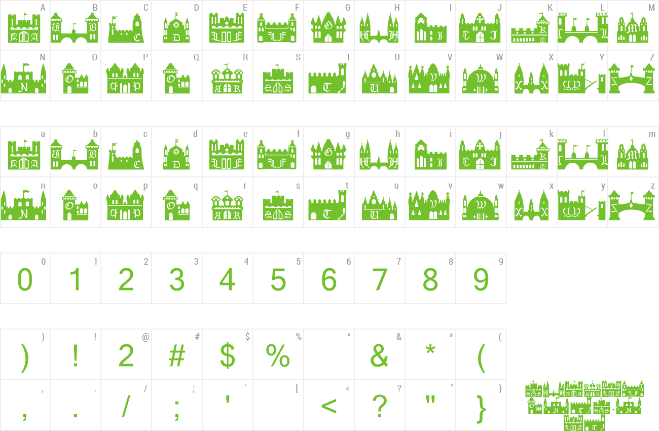 Font 101! CastleZ preview