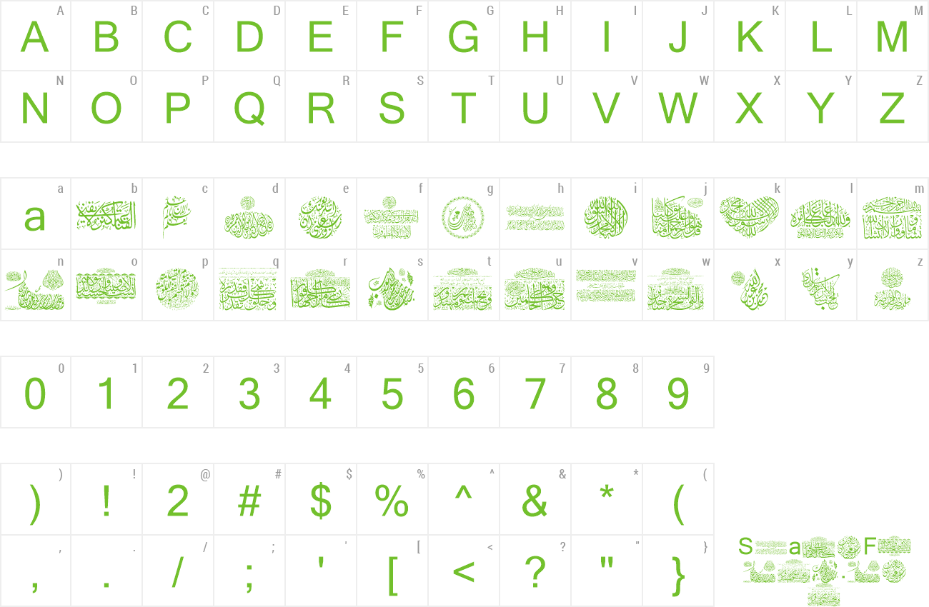 Font Aayat Quraan_035 preview