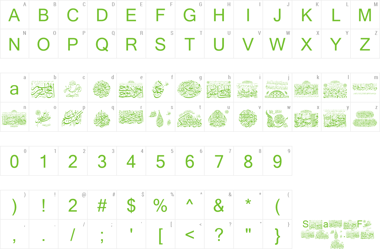 Font Aayat Quraan_039 preview