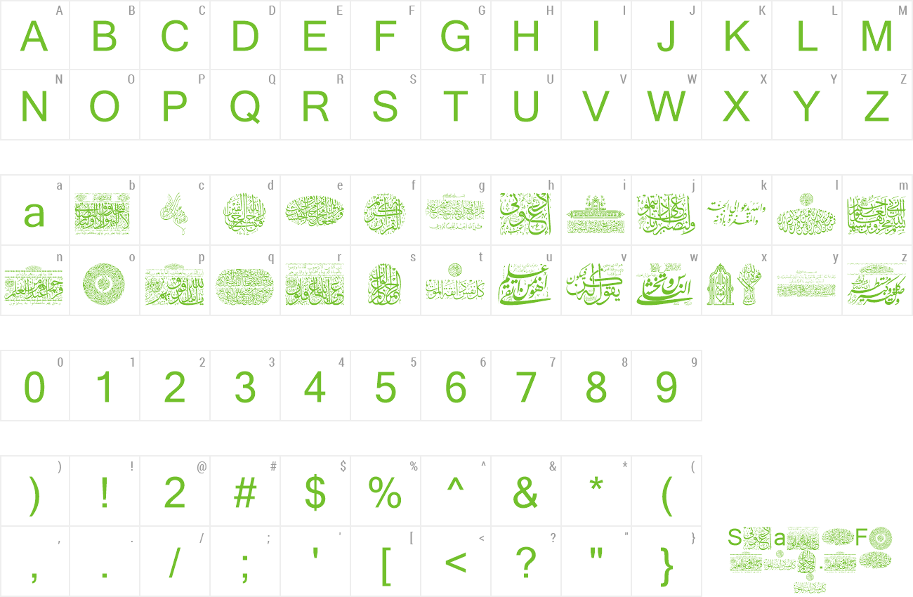 Font Aayat Quraan_040 preview