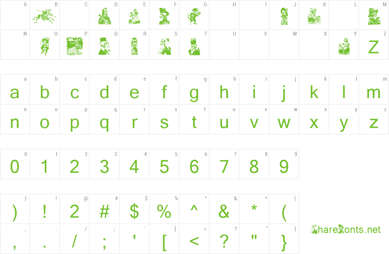 Font Calaveras 323 preview